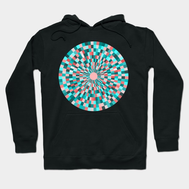 Color Op Art Hoodie by n23tees